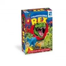 Megableu Tyrannosaurus-Rex Spielzeug - Gesellschaftsspiel für 2-4 Spieler ab 6 Jahren, spannendes Dino-Abenteuer mit T-Rex, strategisches Denken und Würfelglück für die ganze Familie.