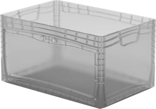 Surplus Systems Eurobox Door 60 x 40 x 32 cm, 62 L, transparent  Boxen, Körbchen