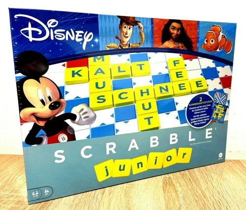 Mattel Scrabble Junior Disney Edition Spiel ab 6 Jahren NEU und OVP !