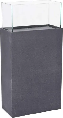 VIVANNO Bodenwindlicht Fiberzement CANDELA XL Rechteckig in grau von VIVANNO