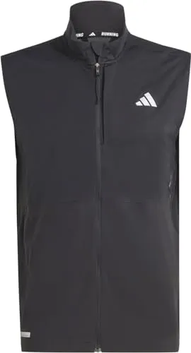 adidas Ultimate Weste Black M - Hochwertige Weste für Damen, mit wasserabweisenden Taschen und sicherem Sitz – ideal für aktive Outdoor-Aktivitäten.