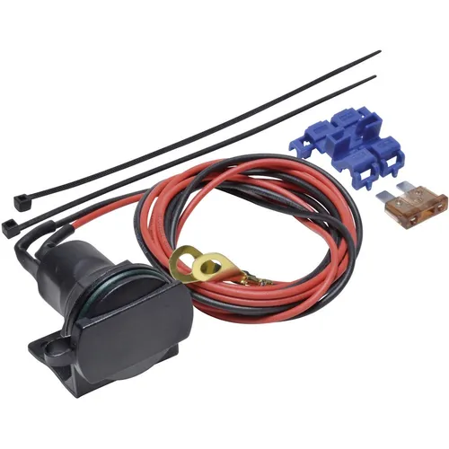 BAAS Zigarettenanzünderdose mit Rohrhalter ZA01 Belastbarkeit Strom max.=5 A ...