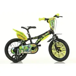 Zoll Kinderfahrrad Mountainbike T-Rex Dinosaurier - Schwarz 12 - Kids Games: Sportliches Kinderfahrrad mit Dinosaurier-Design, 95% vormontiert und ideal für Kinder von 3-4 Jahren, leicht und sicher mit verstellbarem Sattel.