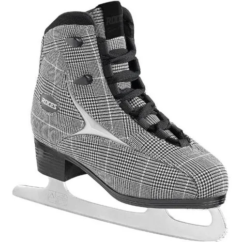 Roces Damen Schlittschuhe Brits, weiß schwarz, EU 42 - Inline Skates - Hochwertige Damen Schlittschuhe mit modischem Design und langlebiger Kunstlaufschiene aus Kohlenstoffstahl für optimalen Fahrkomfort.