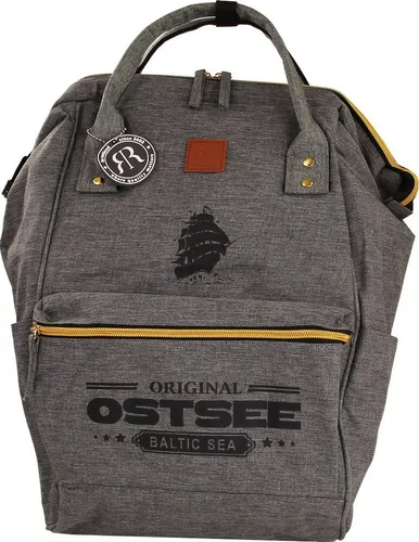Robin Ruth Freizeitrucksack - Modischer Rucksack aus Baumwolle - Hochwertiger Freizeitrucksack in grau, ideal für Damen und Herren. Aus natürlicher Baumwolle gefertigt, bietet er eine stilvolle Optik und praktischen Stauraum.