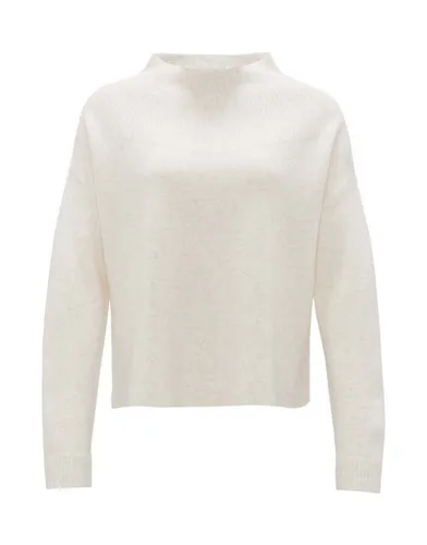 OPUS Damen Pullover PASIKA | Weicher Feinstrickpullover in Soft Cream, Größe 42 - Pullover für Damen, zeitloses Design, lockere Passform und hochwertiger Wollmix für höchsten Tragekomfort.