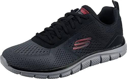 Skechers Men's Track Ripkent Sneaker - Bequemer Herren-Sneaker in Schwarz - Herren-Sneaker aus atmungsaktivem Mesh für optimalen Tragekomfort und Unterstützung beim Sport oder Alltag.