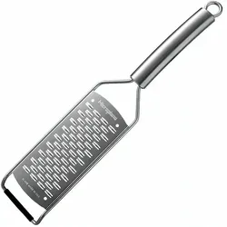 Microplane 2-Wege Schneide Professional Serie - Reiben, hochwertige flache Reibe mit 2-Wege-Schneid für präzise Ergebnisse in der Küche, ideal für Obst, Gemüse und Käse.