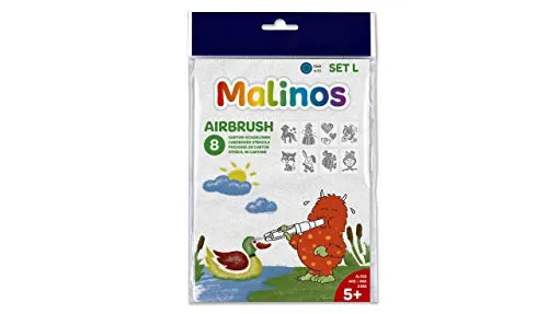 Malinos 301008 Airbrush Schablonen Set L, Sweeties