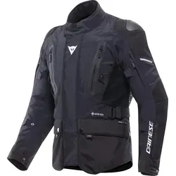 Dainese Carve Master 4 Gore-Tex Motorradjacke schwarz, Größe 62 - Wasserdichte Motorrad Textiljacke mit GORE-TEX® Membran und herausnehmbarem Thermofutter. Optimaler Sitz durch verstellbare Elemente und elastische Einsätze. Kompatibel mit Smart Air™ Airbag-System für zusätzliche Sicherheit.