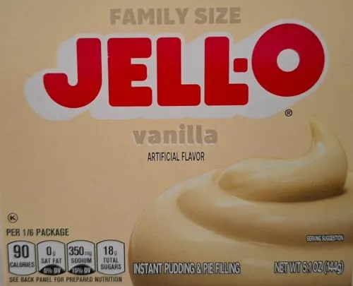 Jell-O Vanilla Pudding - Family Size (144g)