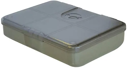 Korda 6 Compartment Mini Box - Tacklebox für Karpfenzubehör, Kleinteilebox zum Karpfenangeln, Angelbox für Angelzubehör