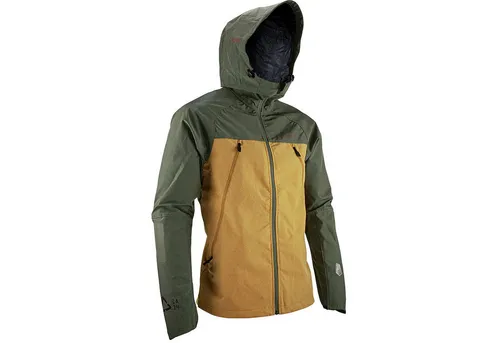 Leatt MTB HydraDri 4.0 Jacket Rust M - Wasserdichte Softshell-Jacke mit 20.000mm Hydradri EVO-Membran, ideal für Mountainbiker. Die Ride Adaptive Hood passt sich an jede Wetterlage an und das magnetische Kapuzensystem verhindert Herumflattern.