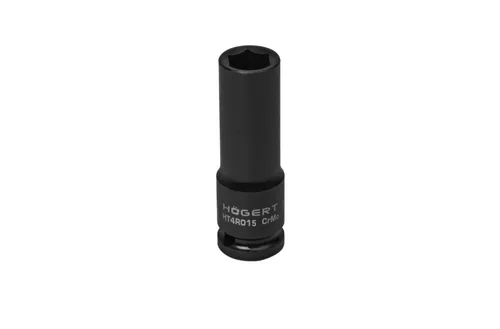 HÖGERT TECHNIK HT4R015 Schlagschrauber-Einsatz 1/2″, 15 mm, CrMo, tief, brandneu