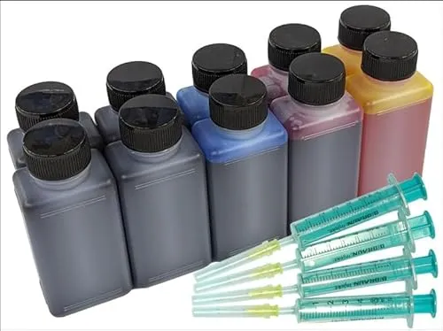 TiDis Druckertinte Nachfüllset für HP Deskjet 2700-2755, mehrfarbig,Dr. Inkjet