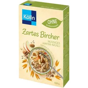 Kölln Müsli Bircher Nuss, ohne Zuckerzusatz, 500g