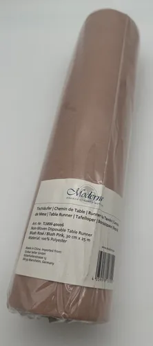 Tischläufer Tischdeko (30 cmx 25 m) Geburtstag Hochzeitstischdeko Tischband Rosé