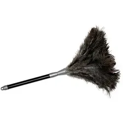 Maximex Staubwedel Straußenstaubwedel, ausziehbar und waschbar - Staubwedel mit Straußenfedern, ideal für empfindliche Oberflächen und schwer erreichbare Stellen. Nimmt Staub und Schmutz wie ein Magnet auf, waschbar und mit praktischem Teleskopstiel.