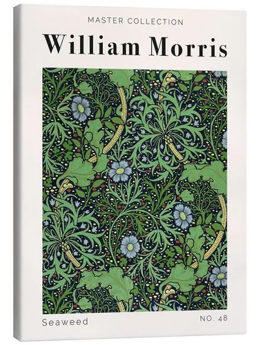 Posterlounge Wandbild Seaweed No. 48, William Morris, erhältlich als Poster, Leinwandbild, Wandsticker oder Acrylglasbild