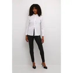 Kaffe Leggings in Schwarz - 38 - Stoffhosen mit elastischem Bund, schmalem Schnitt und zeitlosem Uni-Muster für optimalen Tragekomfort und vielseitige Kombinationsmöglichkeiten.