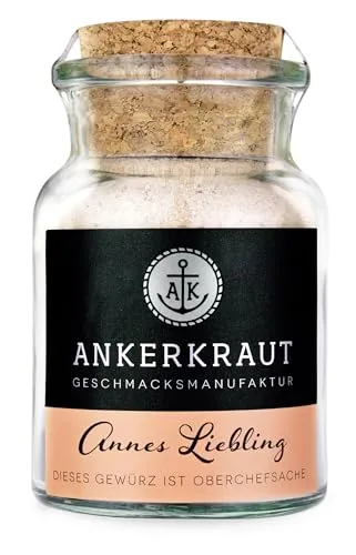 Ankerkraut Annes Liebling, Gewürz für Sauce, Soße abschmecken, Kartoffeln und Beilagen würzen, 95 g im Korkenglas