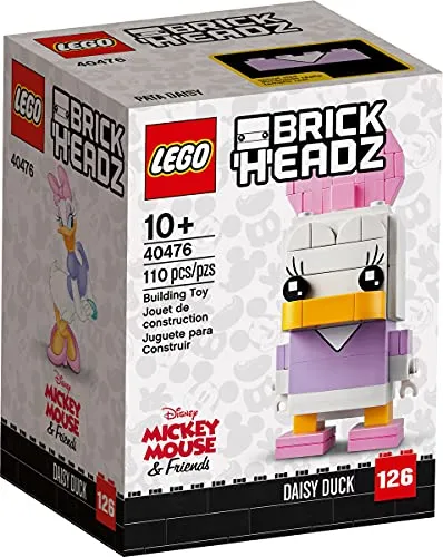 LEGO Disney BrickHeadz 40476 Daisy Duck - Bauspielzeugset mit 110 Teilen, inklusive einer detailreichen Daisy Duck Figur auf einem ikonischen BrickHeadz-Ständer. Perfekt für Disney-Fans und Sammler ab 10 Jahren.