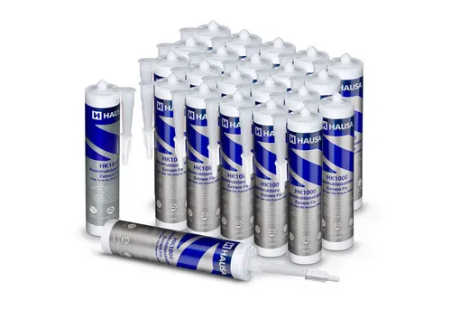 High-Tack Montagekleber 24x 290ml - Extrem starker Hybridkleber - Kleber & Leime, flexibler und wetterbeständiger Hybridkleber, ideal für verschiedene Materialien wie Beton, Holz und Glas, perfekt für Innen- und Außenanwendungen.