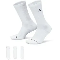 NIKE Herren U J ED CUSH POLY CREW Socken 3er Pack - Bequeme Socken für jeden Tag mit Dri-FIT-Technologie für optimalen Komfort und atmungsaktives Mesh für ein kühles Tragegefühl.