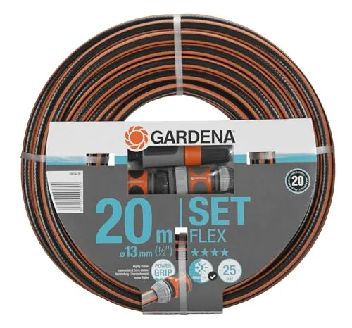 Gardena Comfort FLEX Gartenschlauch 20 m in schwarz von GARDENA