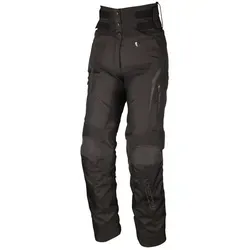 Modeka Elaya Motorradhose für Damen - Schwarze Textilhose für Motorradsport, atmungsaktiv und pflegeleicht, ideal für aktive Fahrerinnen.