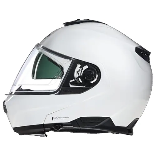 Nolan N100-6 Classico N-Com Klapphelm, weiss, Größe XS für Männer - Motorradhelm mit herausragendem N-Com Kommunikationssystem, ideal für sichere und komfortable Fahrten.