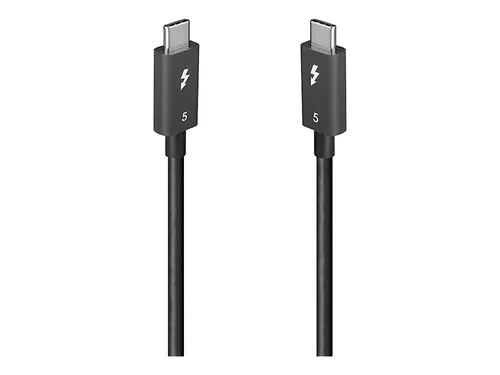 LINDY 1m Thunderbolt 5 Passive Cable - Hochgeschwindigkeitsdatenübertragung - Multimedia Kabel für blitzschnelle Datenübertragung bis zu 40 Gbps, ideal für kreative Profis und Gamer.