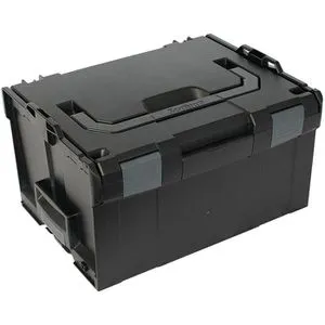 Bosch-Sortimo Werkzeugkoffer L-BOXX 238, leer - Robuster Kunststoff Klappkoffer, ideal für die universelle Werkzeugaufbewahrung. Praktisch stapelbar und mit Insetboxen-Rasterboden für vielseitige Einsätze.