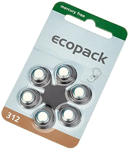 Hörgerätebatterien Ecopack 312