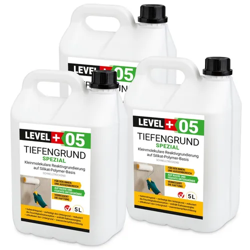 Tiefengrund LF Spezial 15L - Effektive Grundierung für Wand und Boden - Grundierung für Wand und Boden, ideal für Innen- und Außenbereiche. Optimiert die Haftung von Farben und Klebern für ein langlebiges Ergebnis.