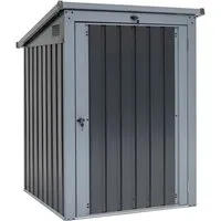 Ambia Garden Mülltonnenbox Anthrazit, Metall - Außenanbau, robuste Metallkonstruktion in Anthrazit, idealer Schutz und stilvolle Aufbewahrung für Ihre Mülltonnen.