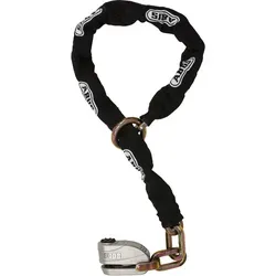 Abus Granit Detecto XPlus - Bremsscheiben- und Kettenschloss mit Alarm 120 cm - Fahrradschlösser mit 100 dB Alarmfunktion, extrem sicher durch gehärteten Stahl und 3D Position Detection – ideal für hochwertige Motorräder.