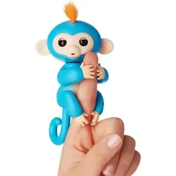 Cenocco Fingerspielzeug Happy Monkey Blau