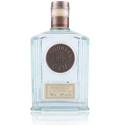 Brooklyn Gin Small Batch - Handgefertigter amerikanischer Gin, 0,7l 40% Vol. - Premium Gin aus New York mit 100% frischen Zitrusschalen und handgeknacktem Wacholder. Ideal für Cocktails oder pur, perfekt für Gin-Liebhaber.