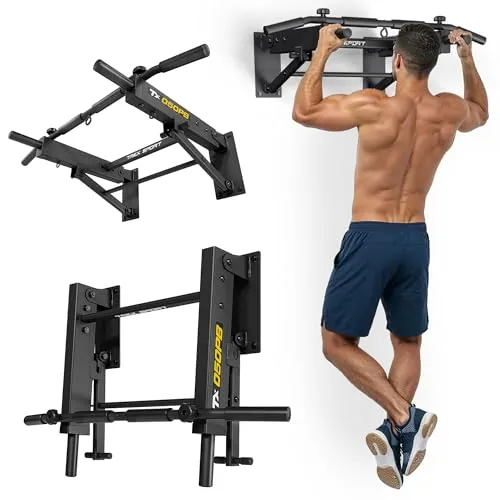 TREX SPORT Klimmzugstange klappbar zur Wandmontage TX-050PB | Stabil und vielseitig für effektives Training