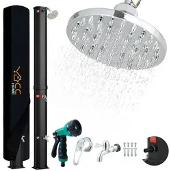 CCLIFE Solardusche 40L mit Handbrause