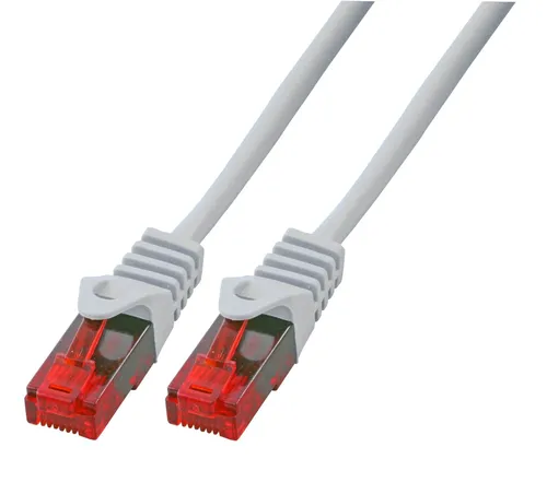 BIGtec 50m Gigabit Ethernet LAN Kabel Netzwerkkabel grau in grau von BIGtec