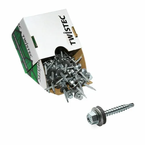 Trapezblechschrauben 4,8X35 verzinkt blank Bohrschrauben selbstbohrend 100St.