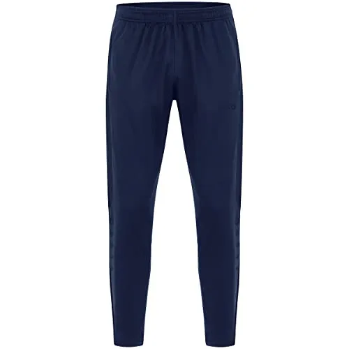 JAKO Herren Polyesterhose Power, marine, S - Trainingsbekleidung mit Reißverschluss am Beinabschluss und praktischen Kordelzug für optimalen Tragekomfort bei jedem Workout.