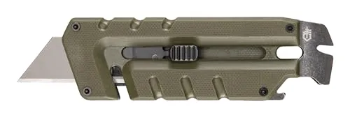 Gerber Multi-Tool Prybrid-Utility G10 - Multifunktionswerkzeug mit 8 Funktionen, ideal für Zuhause, Camping oder Arbeit. Enthält Cuttermesser, Brecheisen und Gurtschneider für vielseitige Anwendungen.