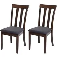 MCW Esszimmerstuhl MCW-G46-2 (Set, 2 St) - Bequeme Sitzgelegenheit - Stühle für Esszimmer, Wohnzimmer oder Küche mit stilvollem Design und hoher Rückenlehne für optimalen Sitzkomfort. Hergestellt aus robustem Kautschukholz für Langlebigkeit und Nachhaltigkeit.