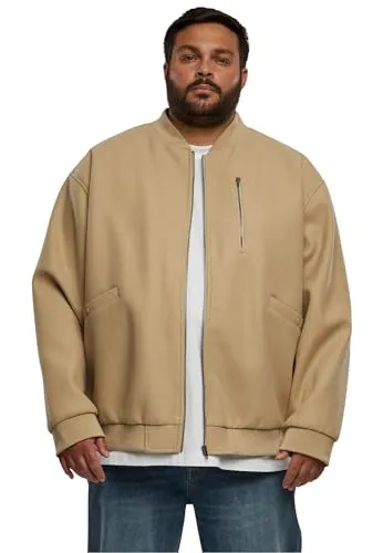 Urban Classics Bomber Blouson Jacke warmsand - XXL - Funktionsjacke im lässigen Bomber-Stil mit Oversize Passform, ideal für einen modischen Look und vielseitige Tragemöglichkeiten.