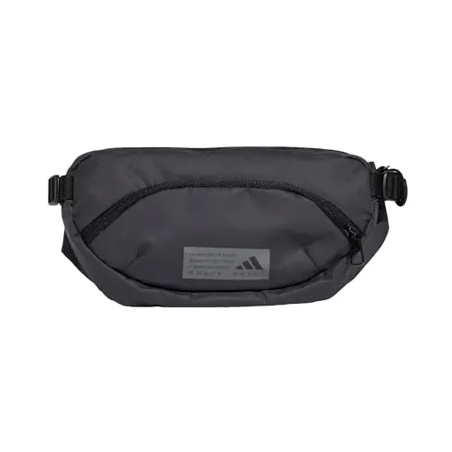 adidas Unisex Hybrid Waist Bag Hüfttasche, Carbon - Gürteltaschen mit 3,25 Litern Volumen, verstellbarem Hüftgurt und robuster PU-Laminierung für optimalen Komfort und Stil.