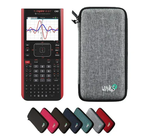 Texas Instruments TI-Nspire CX II-T CAS Taschenrechner mit WYNGS Schutztasche - Taschenrechner mit CAS-Funktionen und robustem Schutztasche für optimalen Schutz. Ideal für Schüler und Studenten, die präzise Berechnungen benötigen.