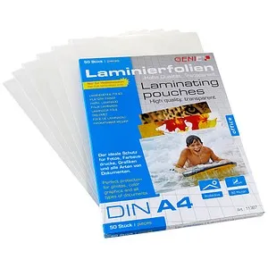 GENIE Laminierfolien glänzend für A4 80 micron, 50 St.